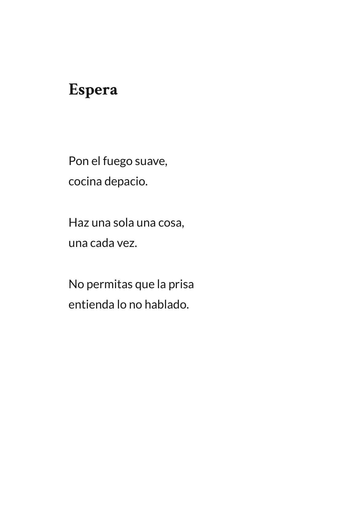 Cocina simplificada - 03 de