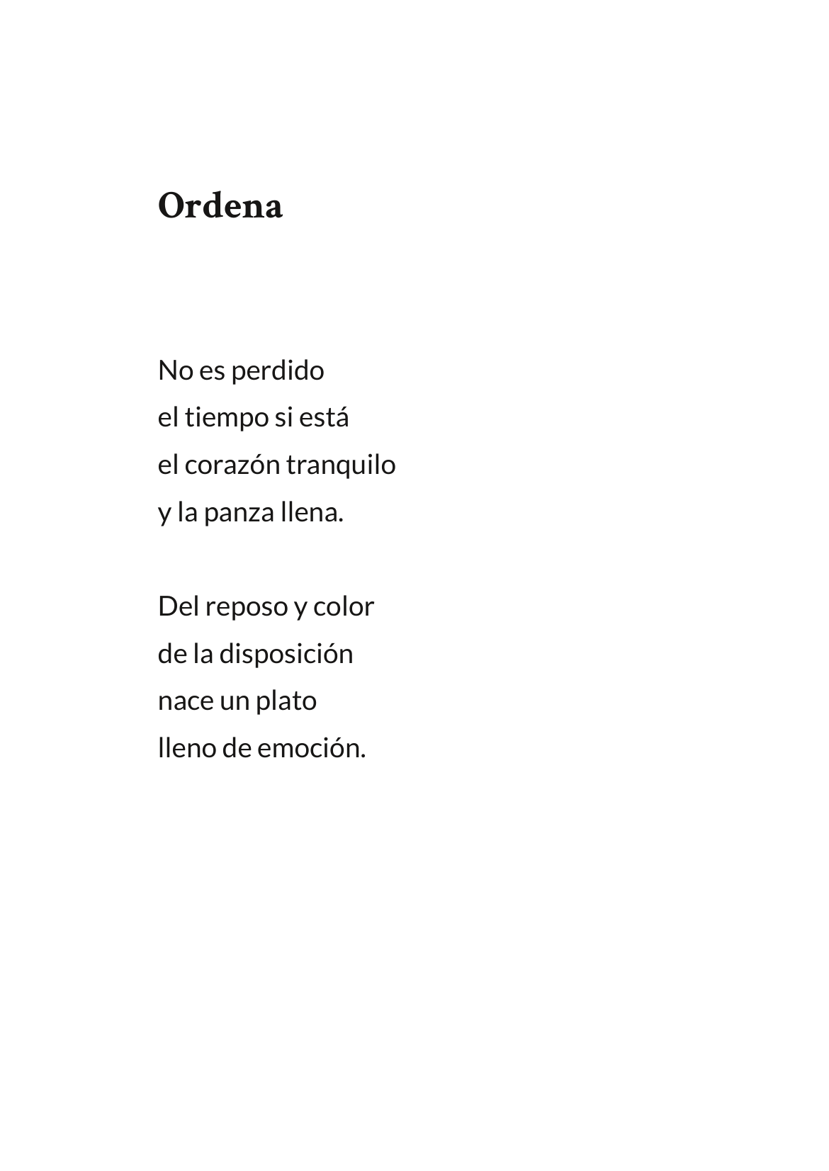 Cocina simplificada - 05 de